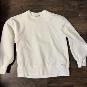 Aritzia sweat fleece boyfriend crew sweatshirt small
